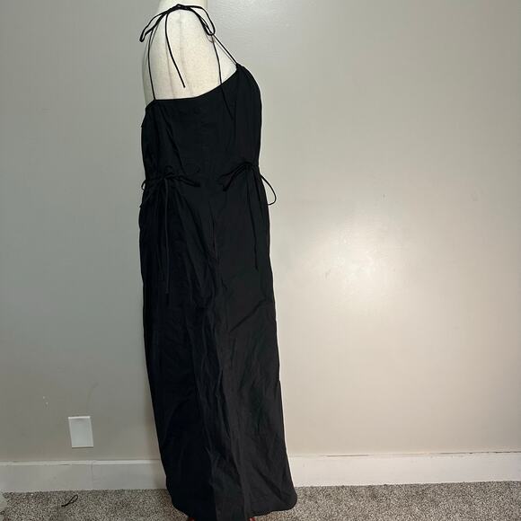 ALL ROW Women's Black Isadora Dress Size L - Picture 5 of 14